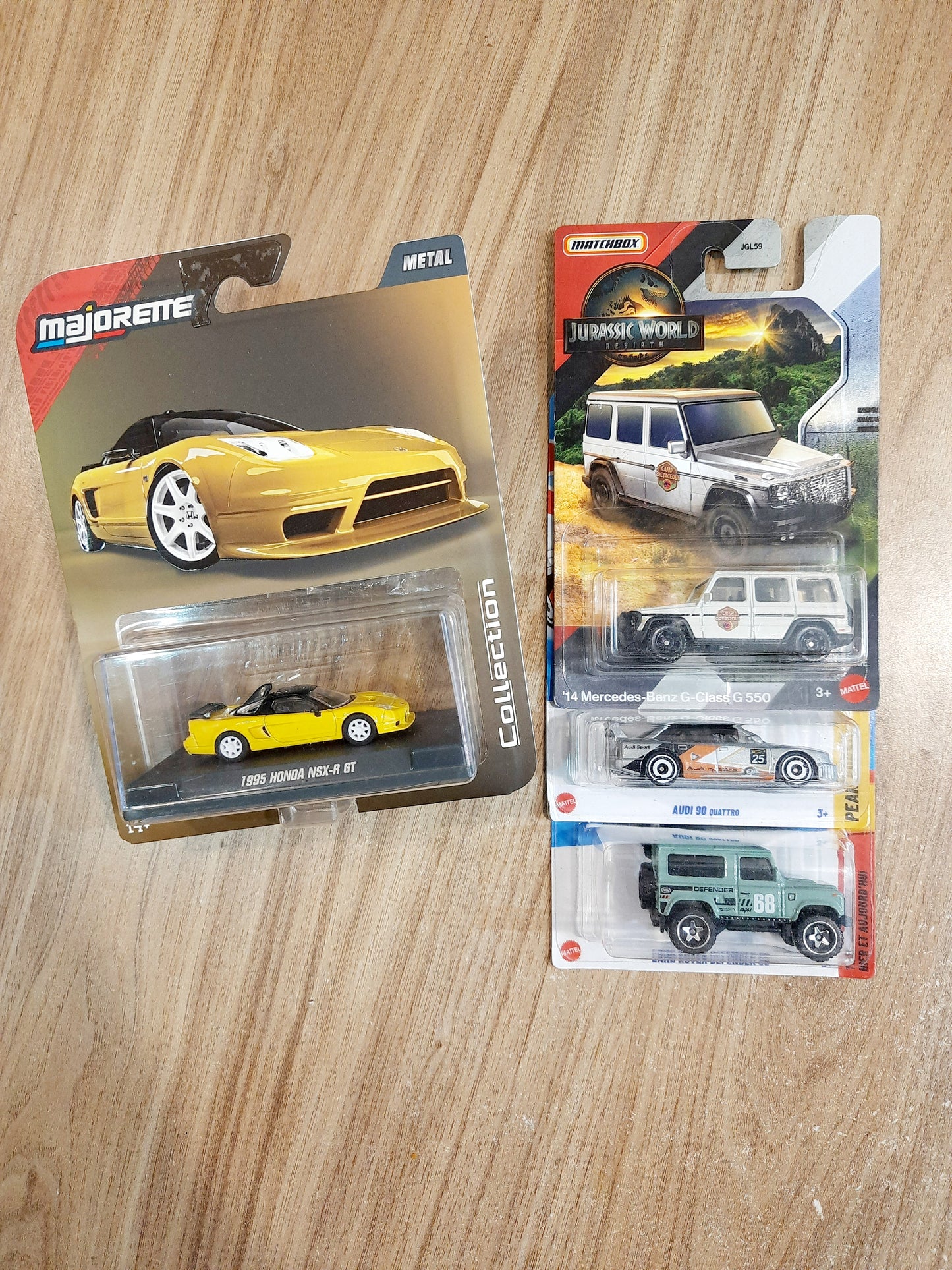 Hot Wheels & Majorette | Matchbox (pack of 4)