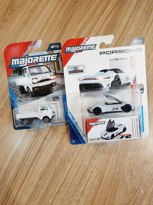 Majorette Porsche Vision Gran Turismo & Suzuki Carry (pack of 2)