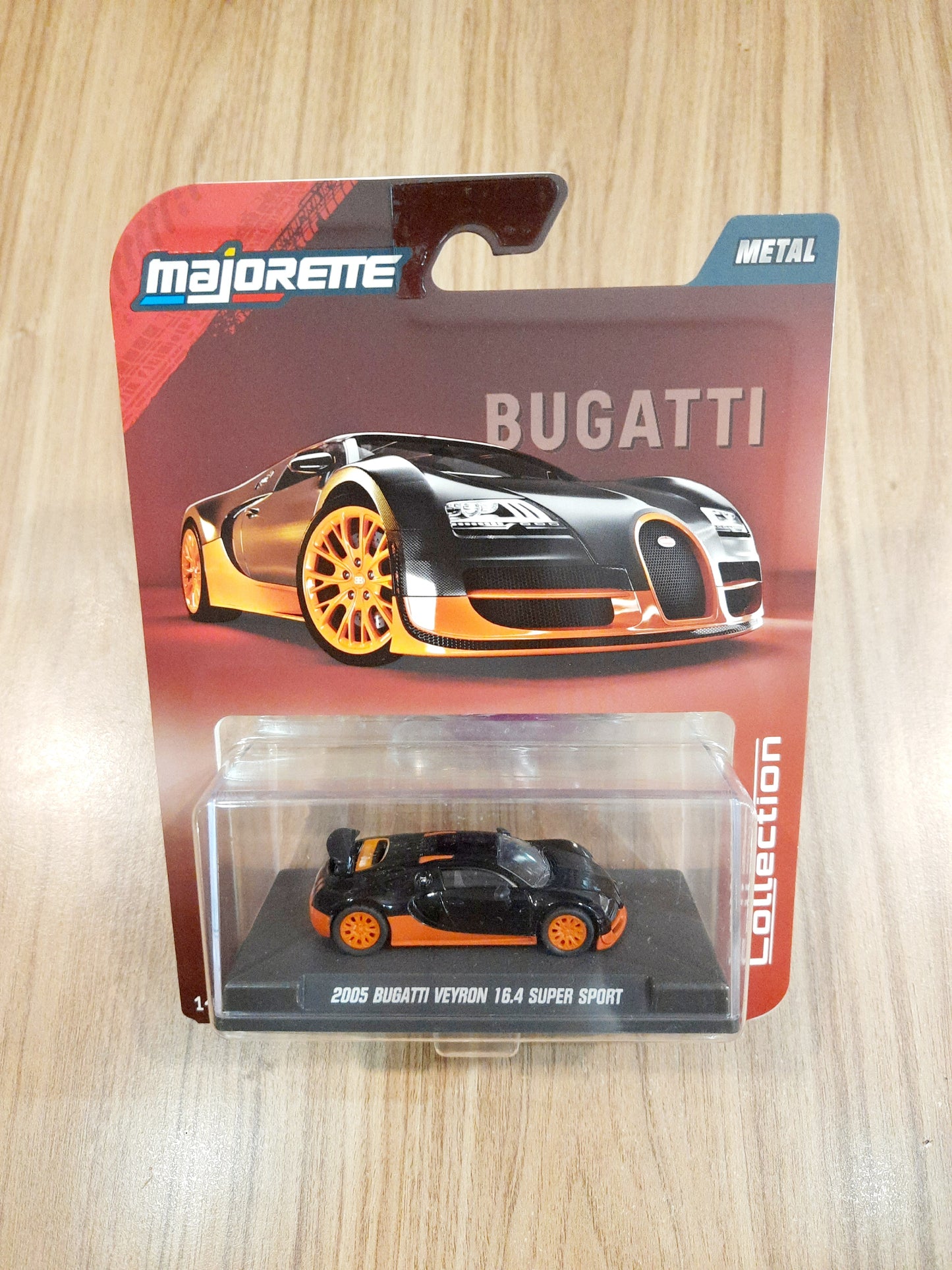 Majorette 2005 Bugatti Veyron 16.4 Super Sport Diecast Scale Model Car