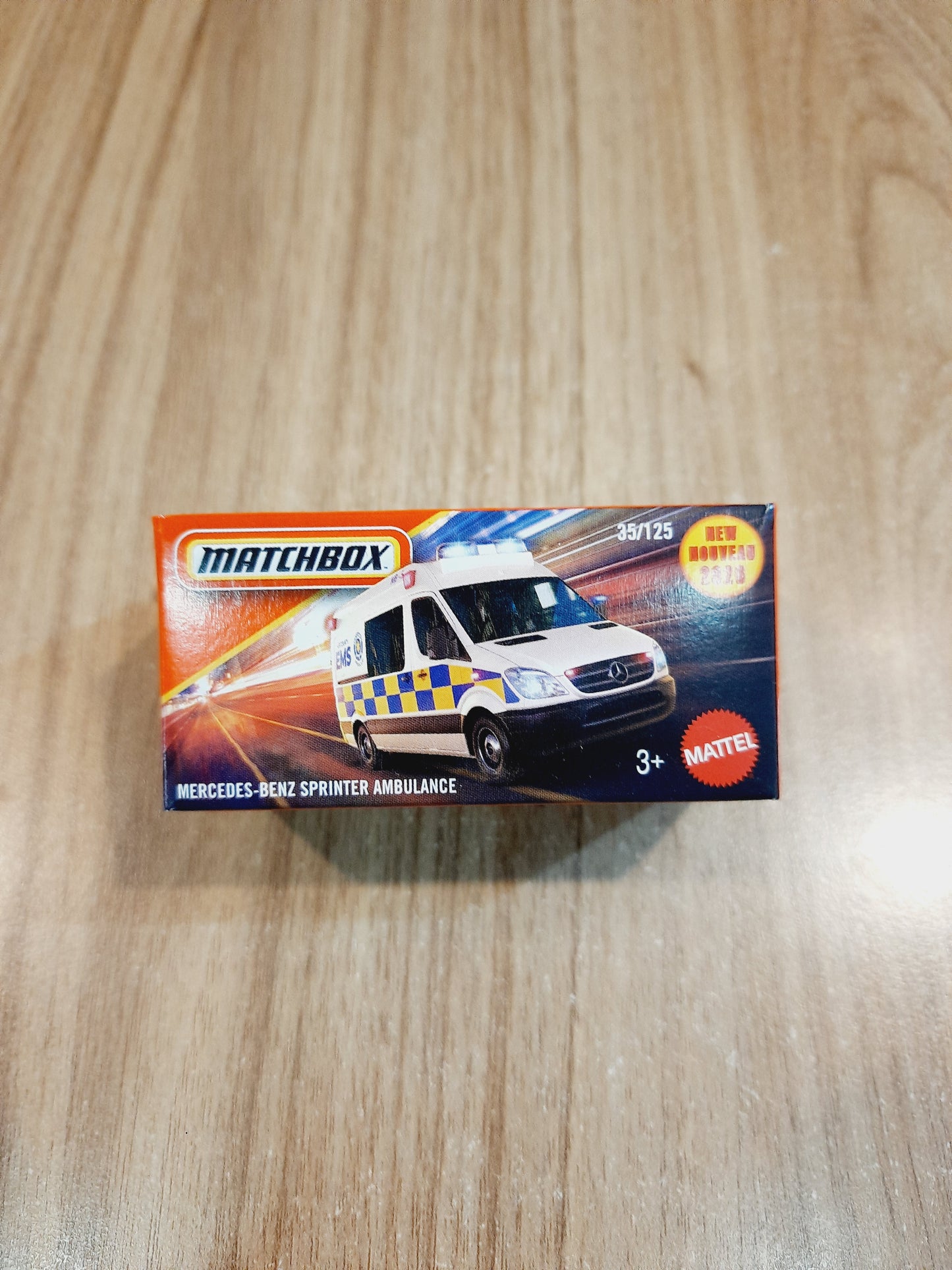 Matchbox Mercedes Benz Sprinter Ambulance Diecast Scale Model - JHR02