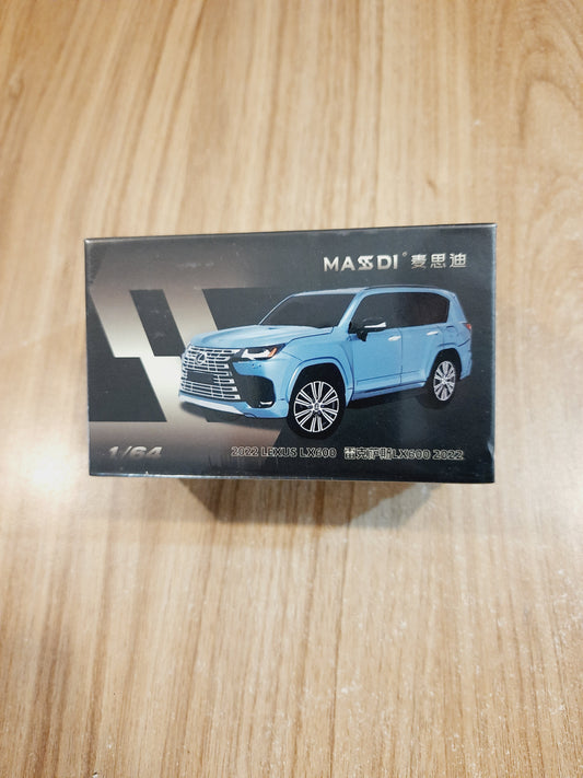 Massdi 2022 Lexus LX600 1:64 Diecast Scale Model Car