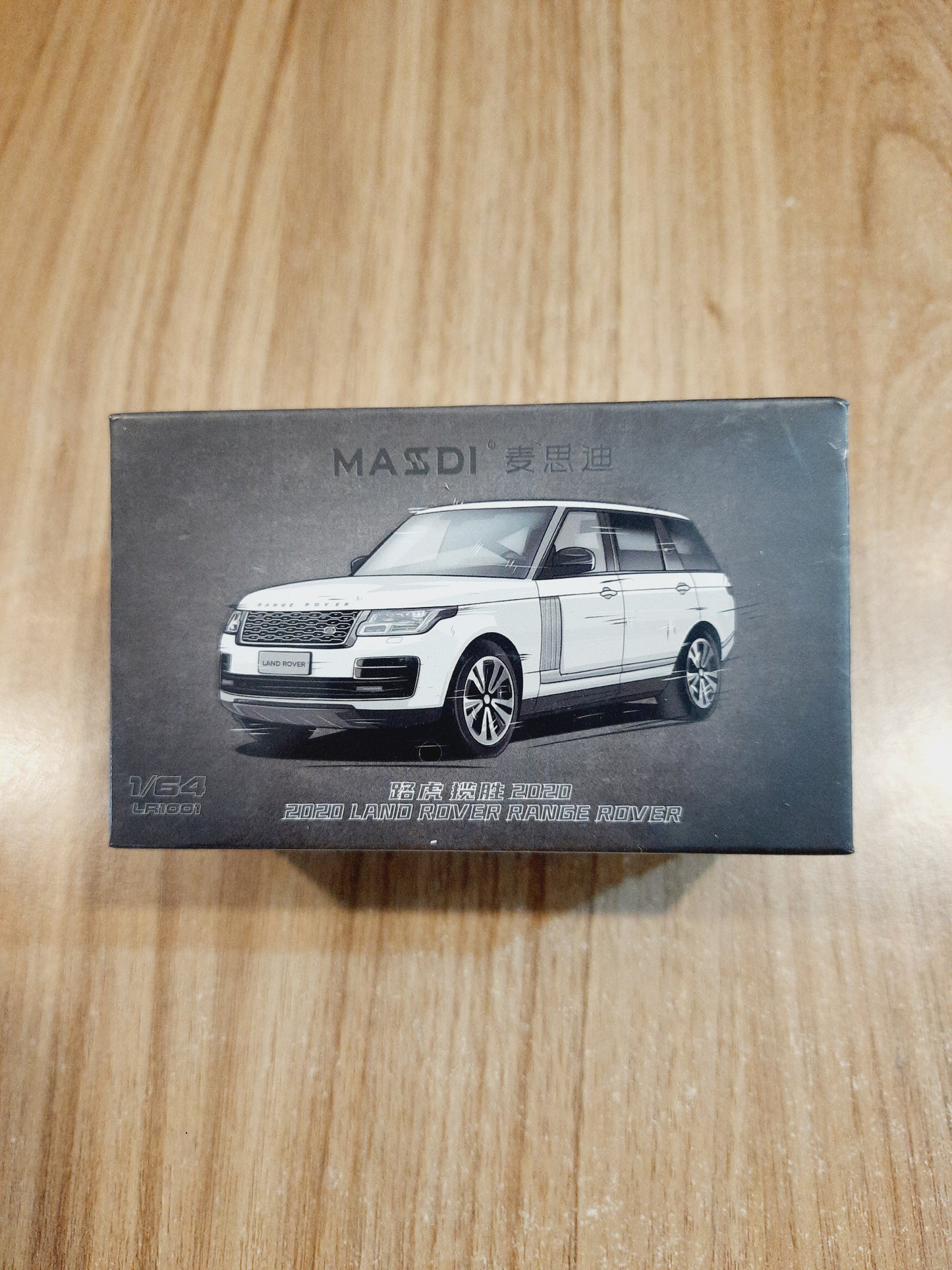 Massdi 2020 Land Rover Range Rover White 1:64 Diecast Scale Model LR1001 – Premium SUV Miniature