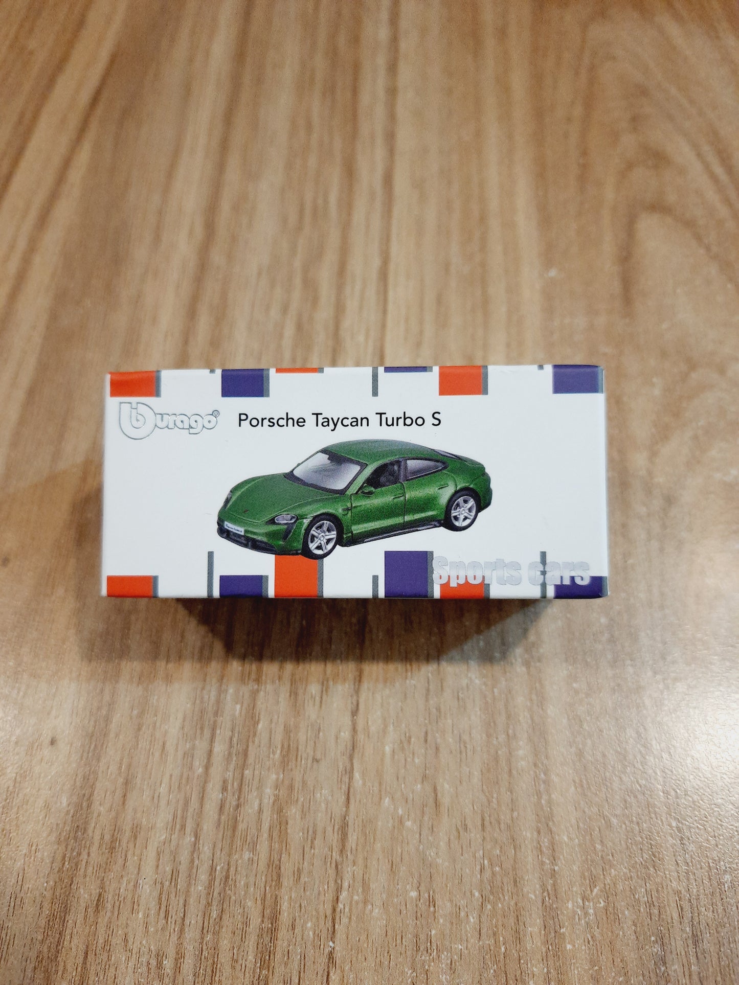 Bburago Porsche Taycan Turbo S 1:64 Diecast Scale Model