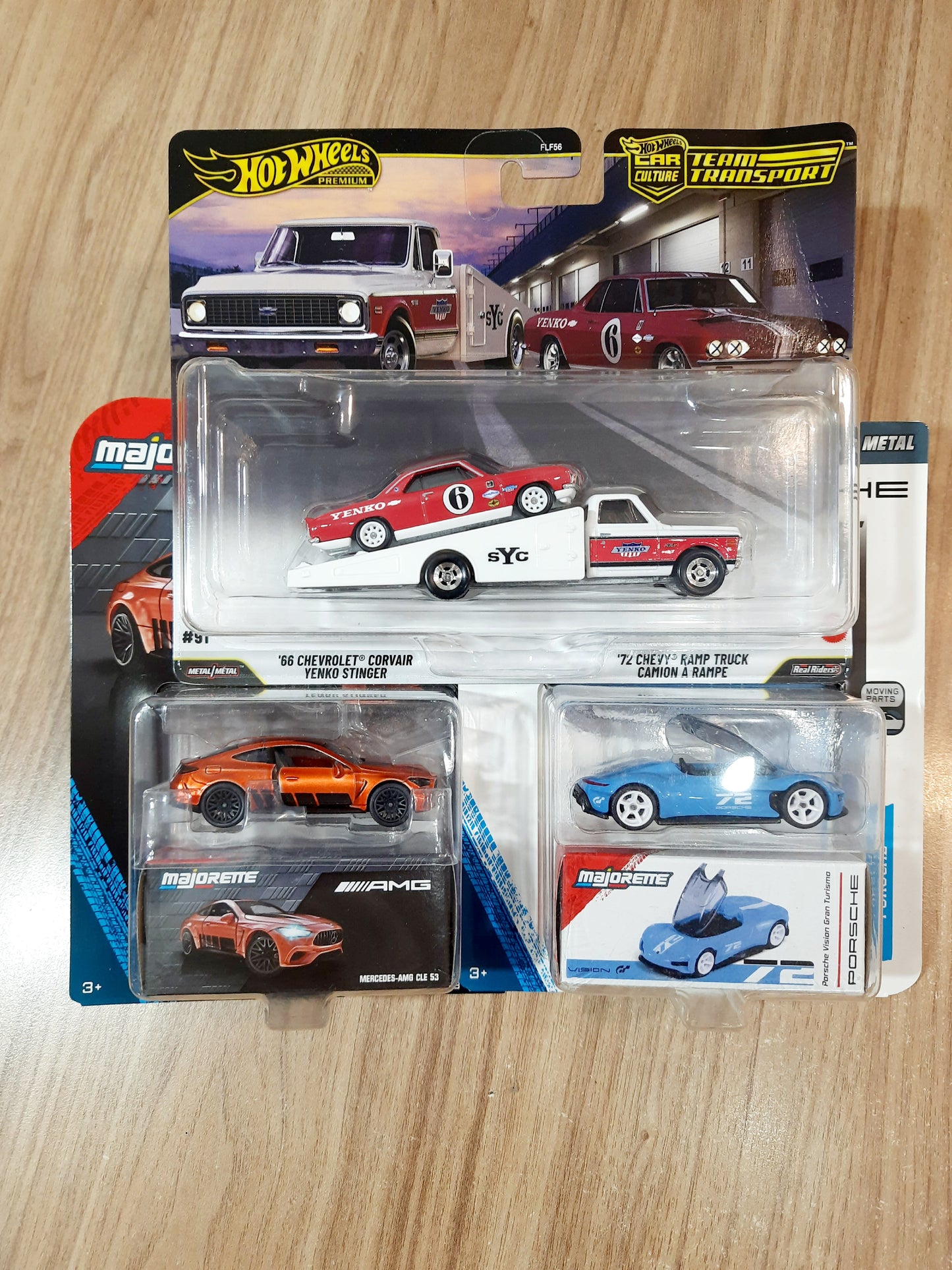 Hot Wheels Team Transport & Majorette Combo Pack