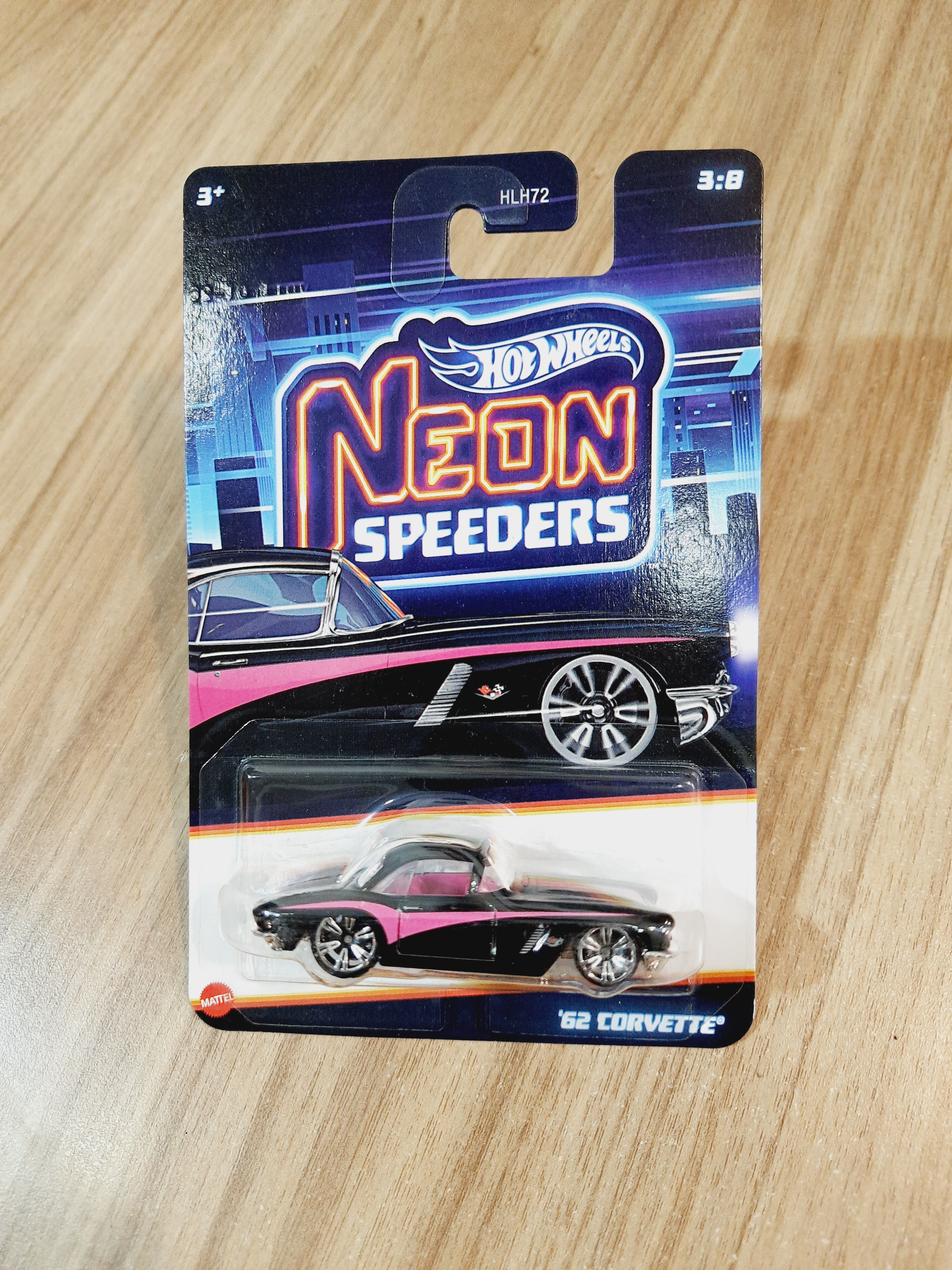 Hot Wheels Neon Speeders 62 Corvette HLH72 – Gift Galaxy