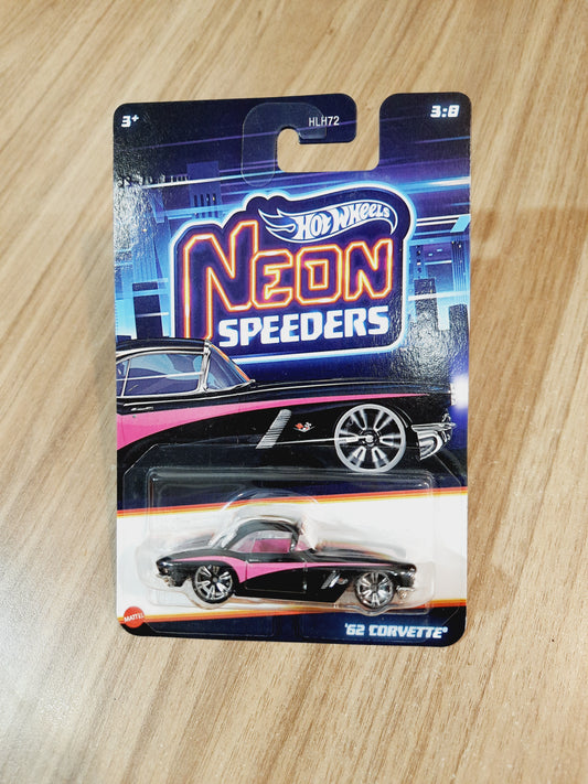 Hot Wheels Neon Speeders 62 Corvette HLH72