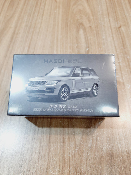 Massdi 2020 Land Rover Range Rover Grey 1:64 Diecast Scale Model LR1002 – Premium SUV Miniature with Rubber Tyres