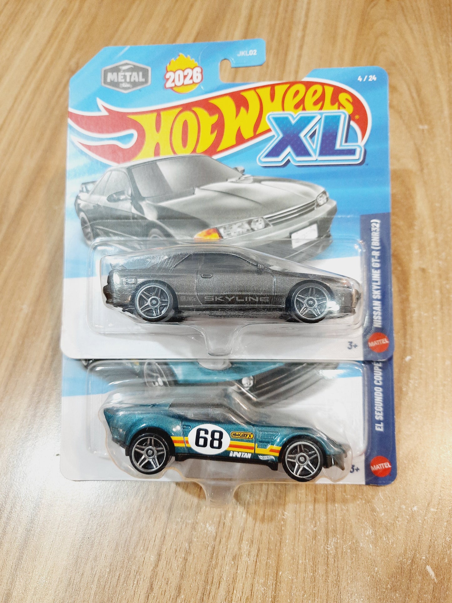 Imported Hot Wheels XL 2026 JKL02 Diecast Scale Model