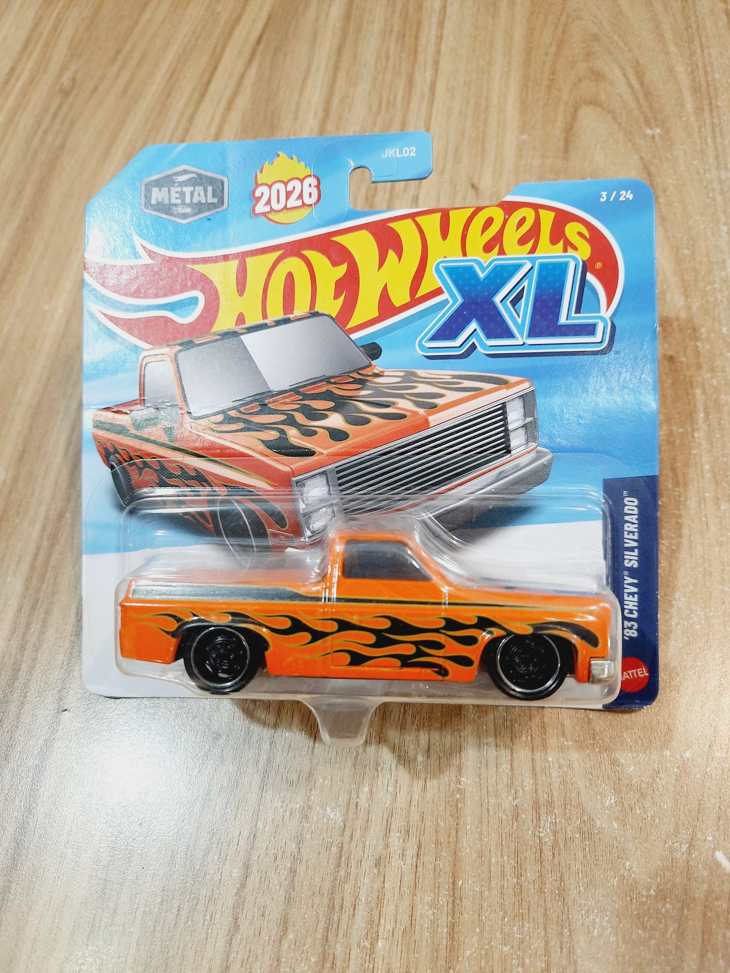Imported Hot Wheels XL 2026 JKL02 Diecast Scale Model