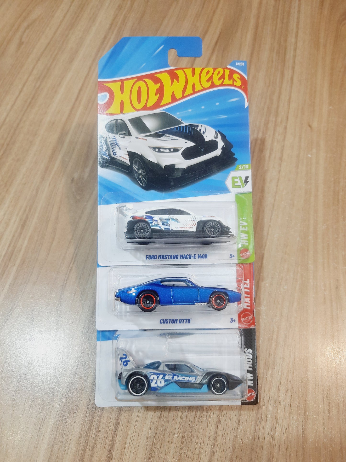 Hot Wheels Ford Mustang Mach E 1400, Custom Otto & High Tail Chaser
