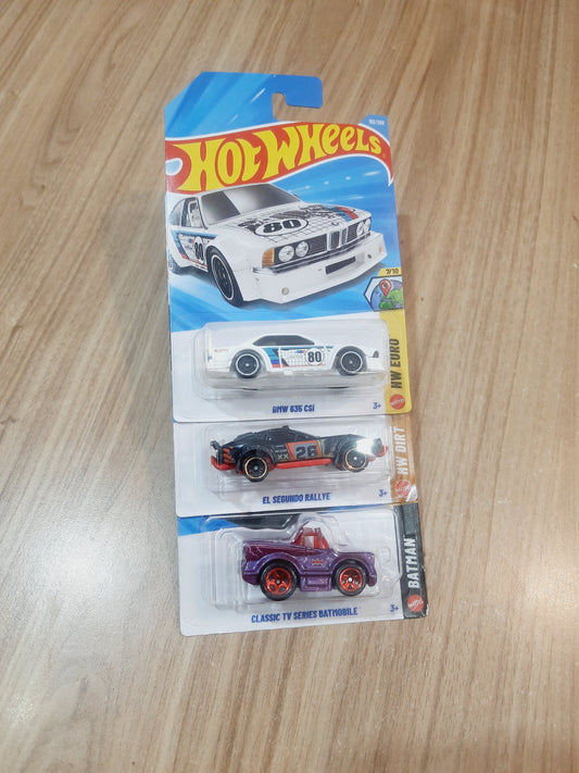 Hot Wheels Bmw 635 CSi, Classic Tv Series Automobile & El Segundo Rallye