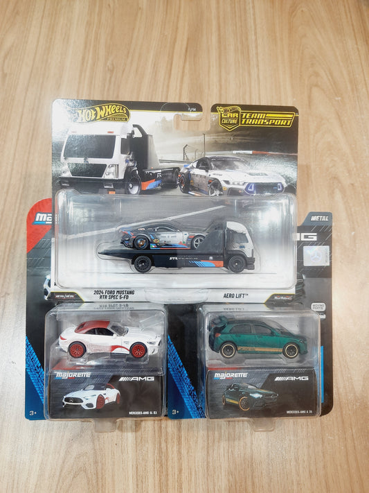 Hot Wheels Team Transport & Majorette Combo Pack