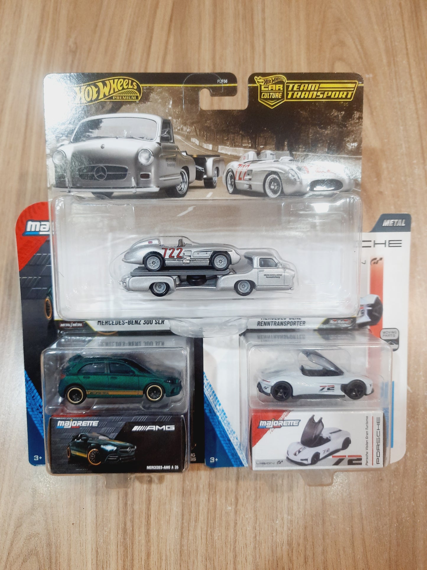 Hot Wheels Team Transport & Majorette Combo Pack