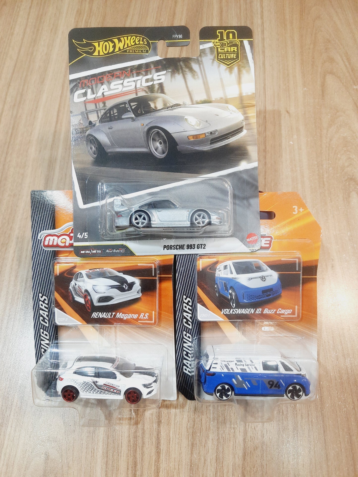 Hot Wheels & Majorette Combo pack of 3