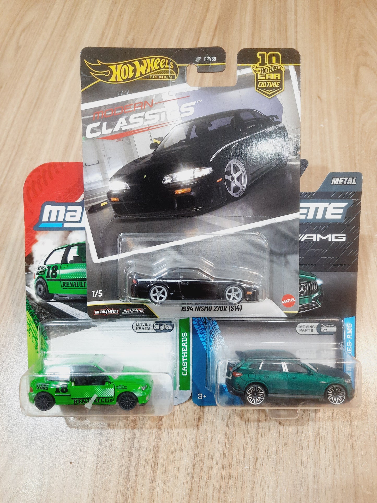 Hot Wheels & Majorette Combo pack of 3