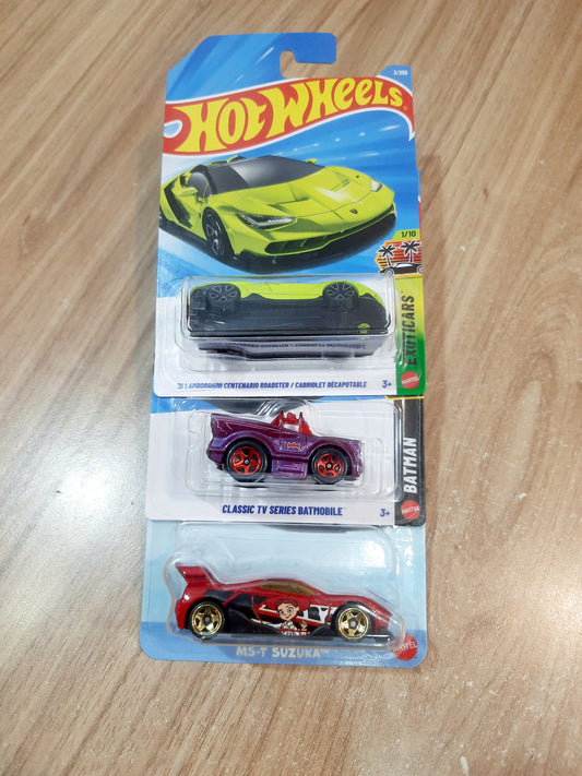 Hot Wheels 16 Lamborghini Centenario Roadster, Classic TV Series Batmobile & Toy Story 5  MS T Suzuka