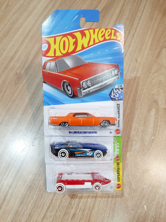Hot Wheels 64 Lincoln Continental, Solar Reflex & Twin Tags