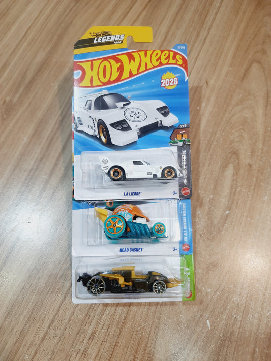 Hot Wheels La Liebre, Head Gasket & Wattzup