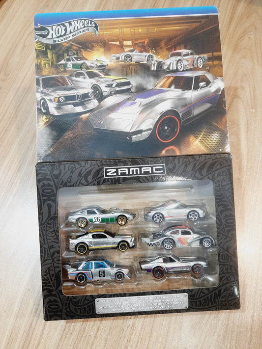 Hot Wheels Silver Series Zamac & Metal Scale Model Combo Pack