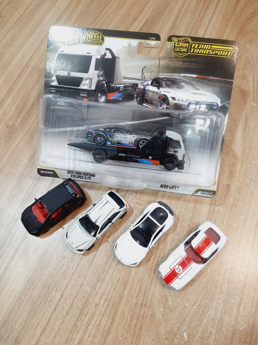 Hot Wheels Team Transport & Metal Lose Models Combo Pack of 5