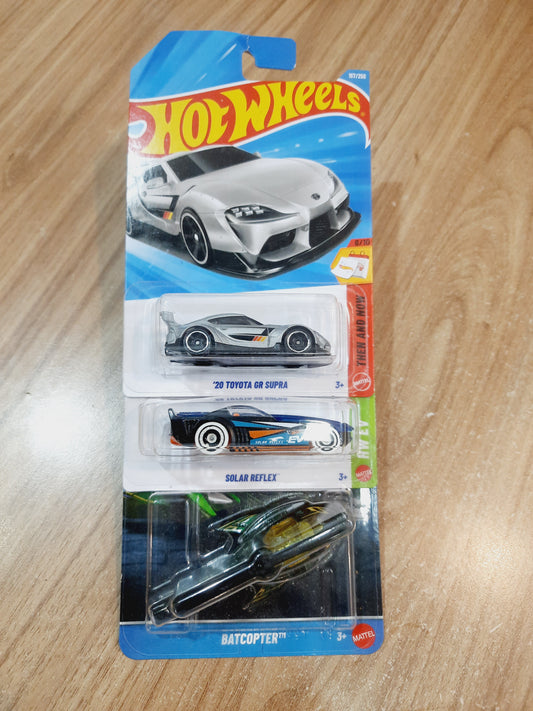 Hot Wheels 20 Toyota GR Supra, Solar Reflex & Batcopter