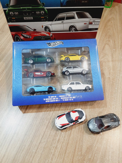 Hot Wheels Silver Series & Metal Scale Model Combo Pack