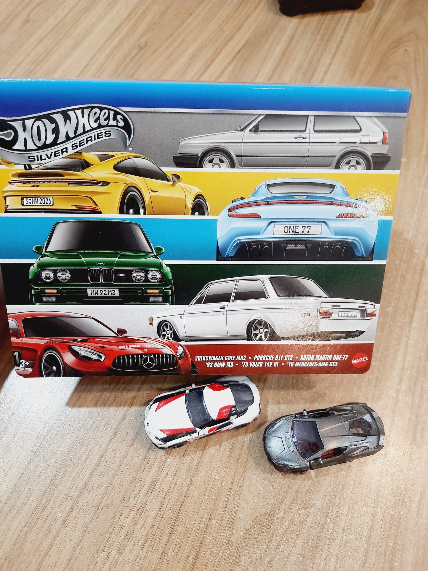 Hot Wheels Silver Series & Metal Scale Model Combo Pack