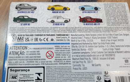 Hot Wheels Silver Series & Metal Scale Model Combo Pack