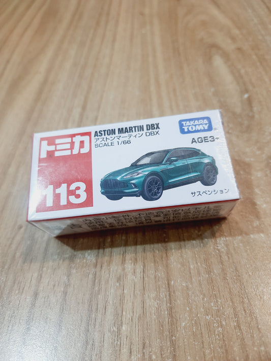 Tomica Aston martin DBX 1:66 TAKARA TOMY 113 Diecast Scale Model Car