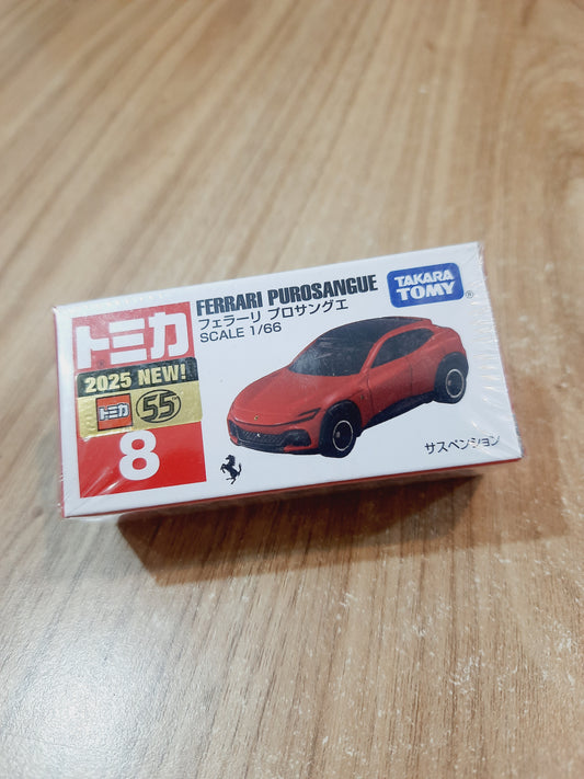 Tomica Ferrari Purosangue 1:66 TAKARA TOMY 8 Diecast Scale Model Car