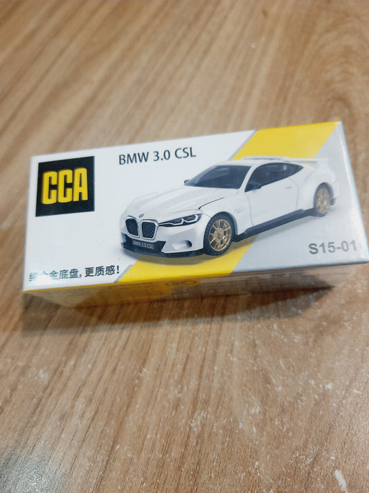 CCA BMW 3.0 CSL 1:64 Diecast Scale Model Car Classic BMW Collectible