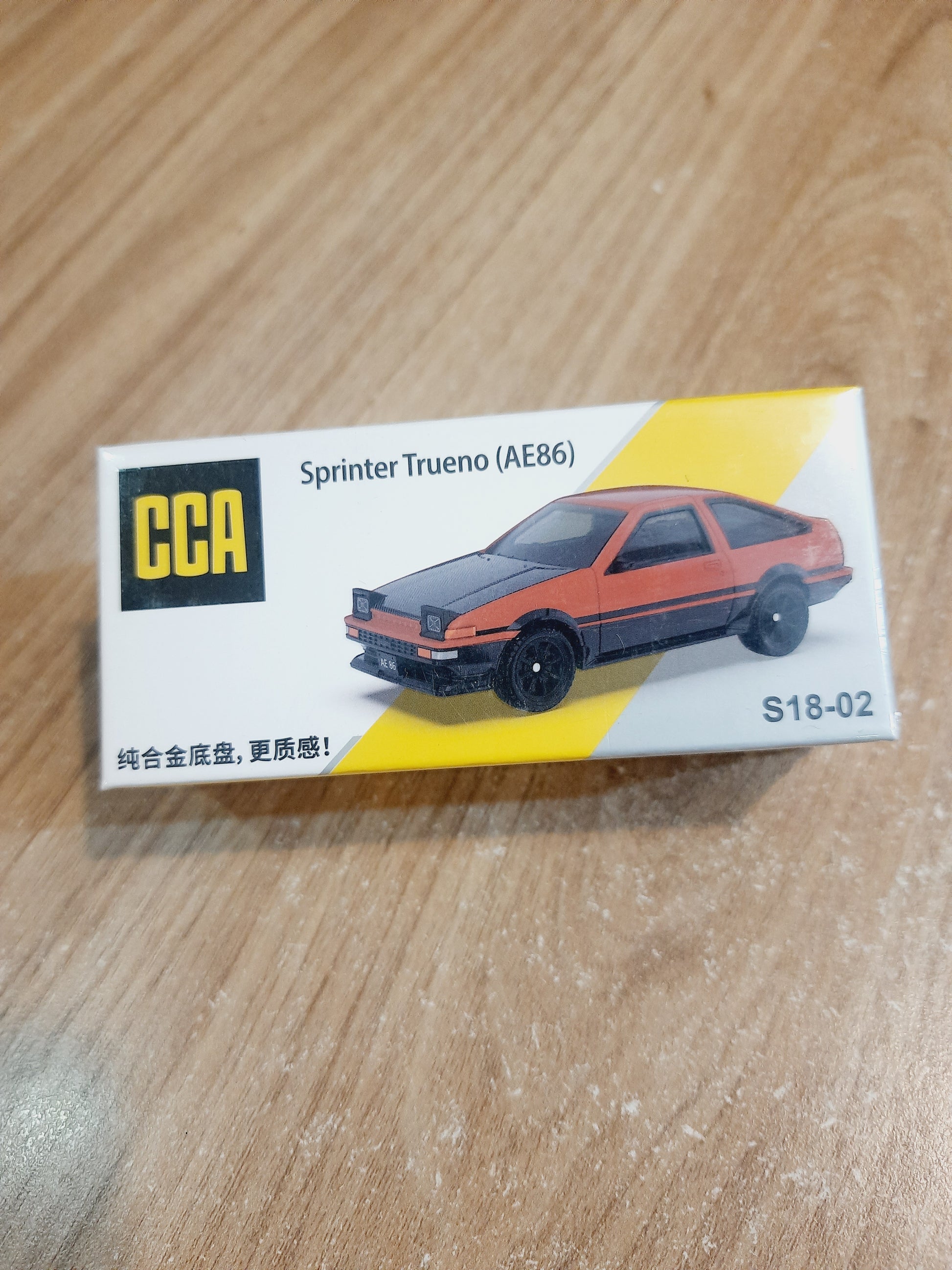 CCA Sprinter Trueno AE86 1:64 Diecast Scale Model Car JDM Collectible Miniature
