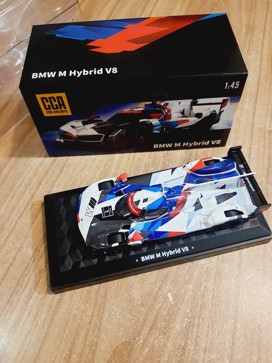 CCA BMW M Hybrid V8 1:45 Diecast Scale Model Car | Le Mans Hypercar Collectible