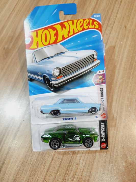 Hot Wheels 63 Chevy ll & 69 Chevelle