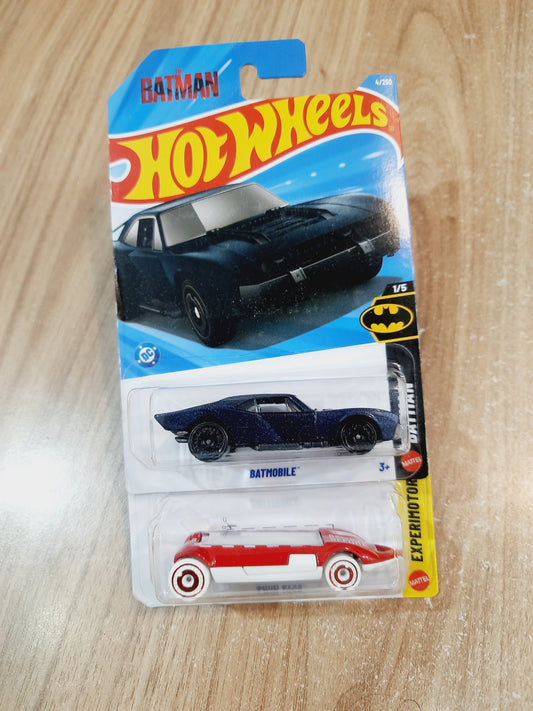 Hot Wheels Batmobile & Twin Tags