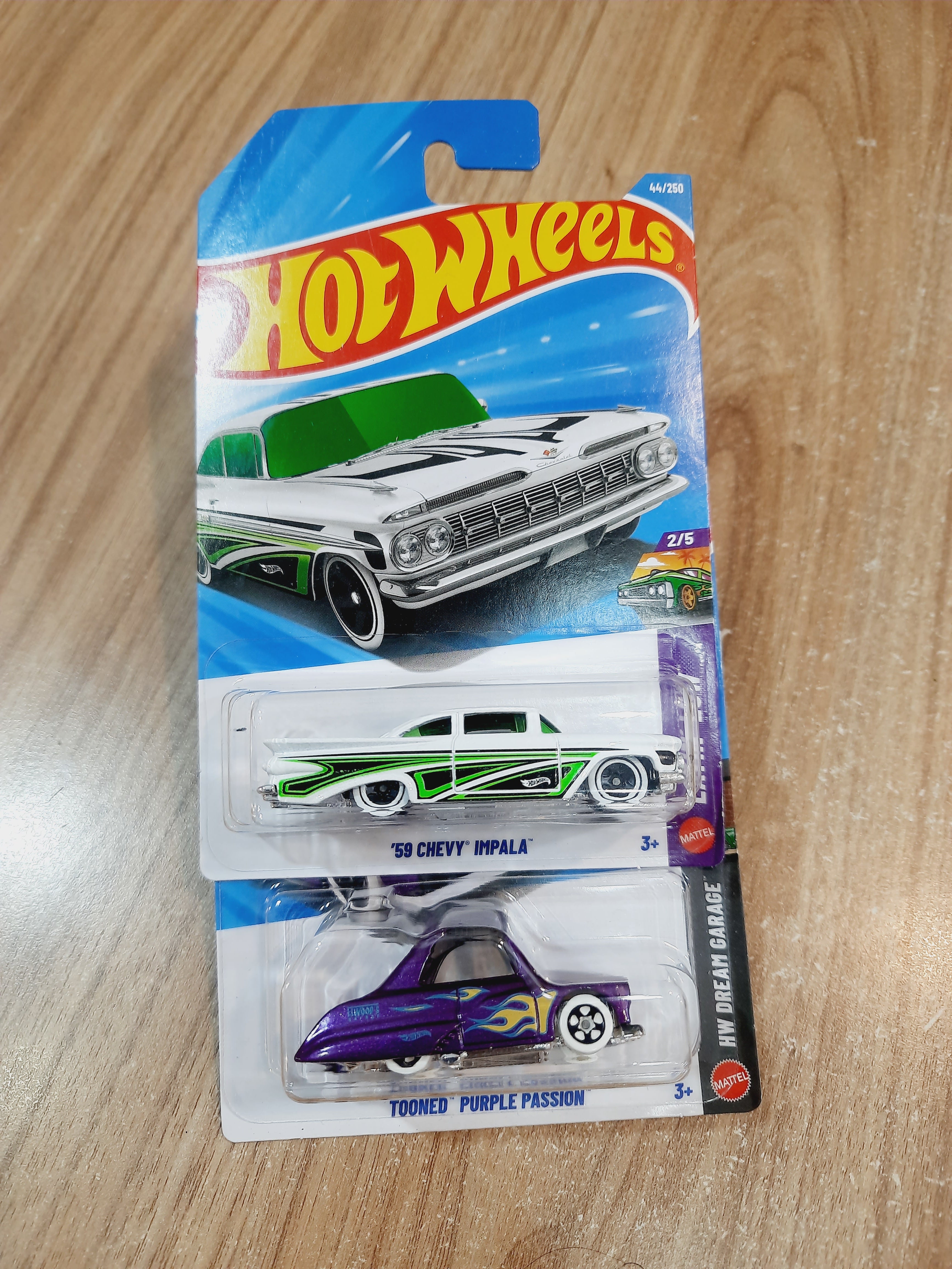 Hot Wheels 59 Chevy Impala & Tooned Purple Passion – Gift Galaxy