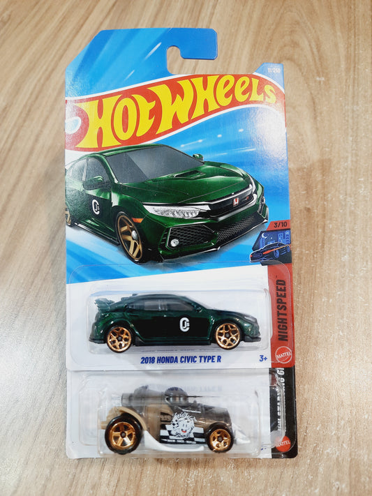 Hot Wheels 2018 Honda Civic Type R & Instant Boost