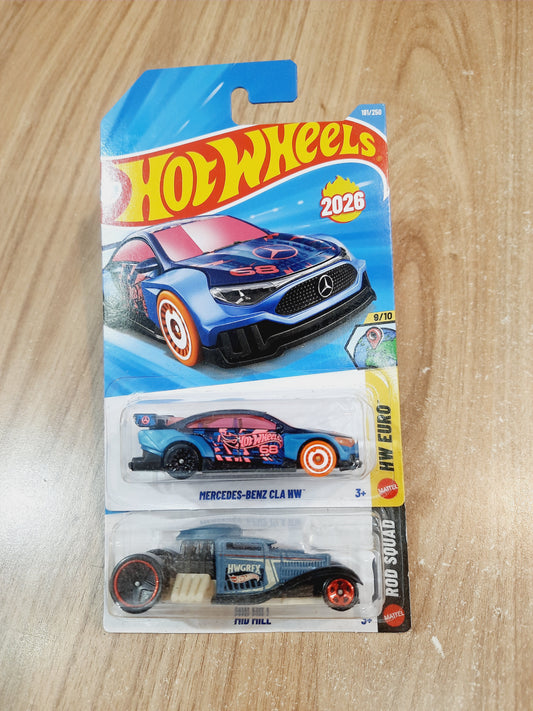 Hot Wheels Mercedes Benz Cla HW & Mid Mill