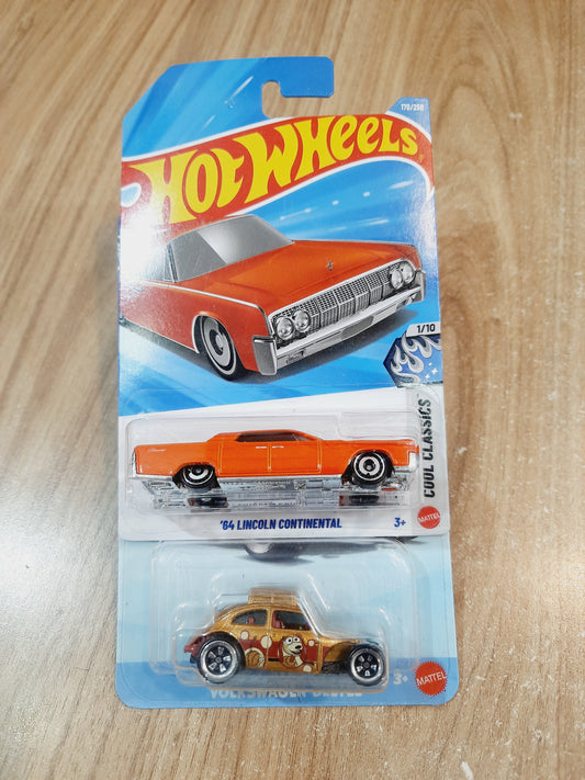 Hot Wheels 64 Lincoln Continental & Toy Story Custom Volkswagen Beetle