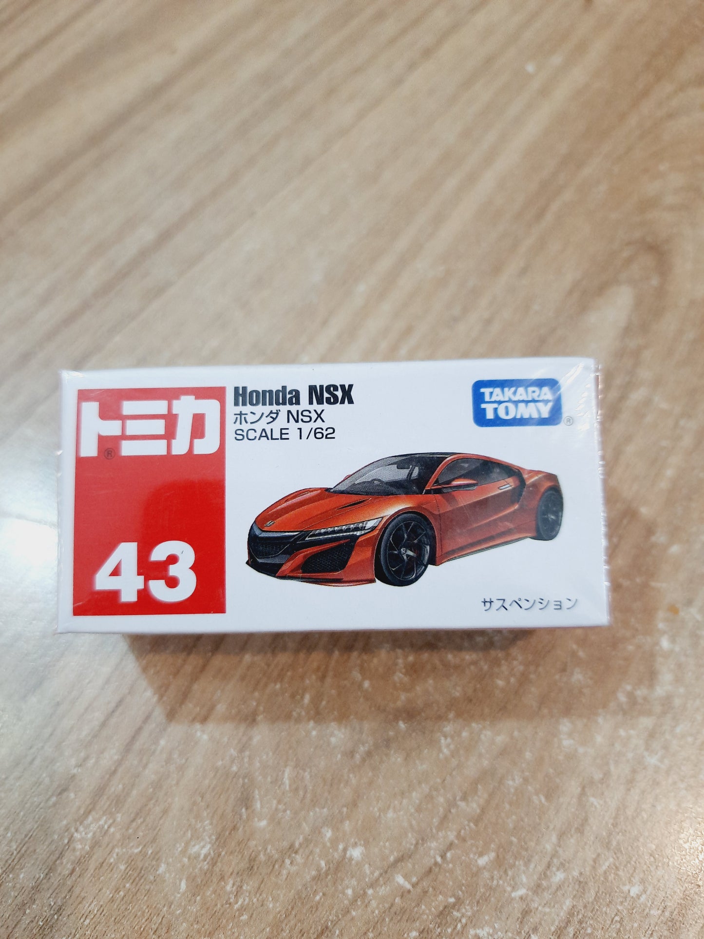 Tomica Honda Nsx 1:62 TAKARA TOMY 43 Diecast Scale Model Car