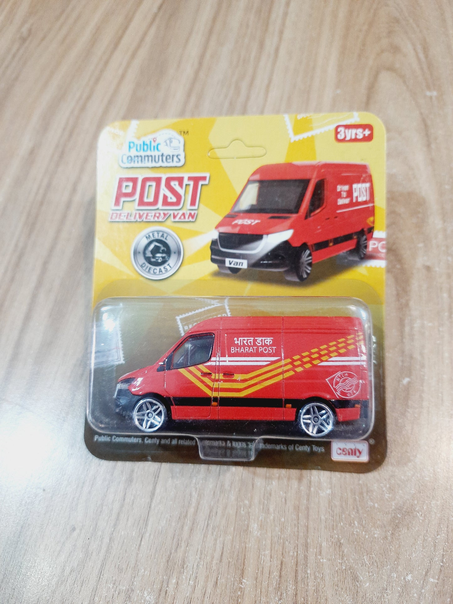 Centy Post Delivery Van Diecast Scale Model