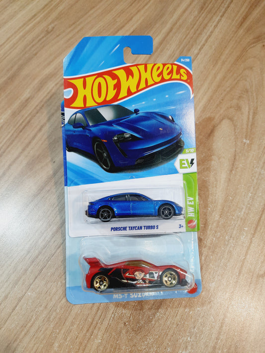 Hot Wheels Porsche Taycan Turbo S & MS T Suzuka