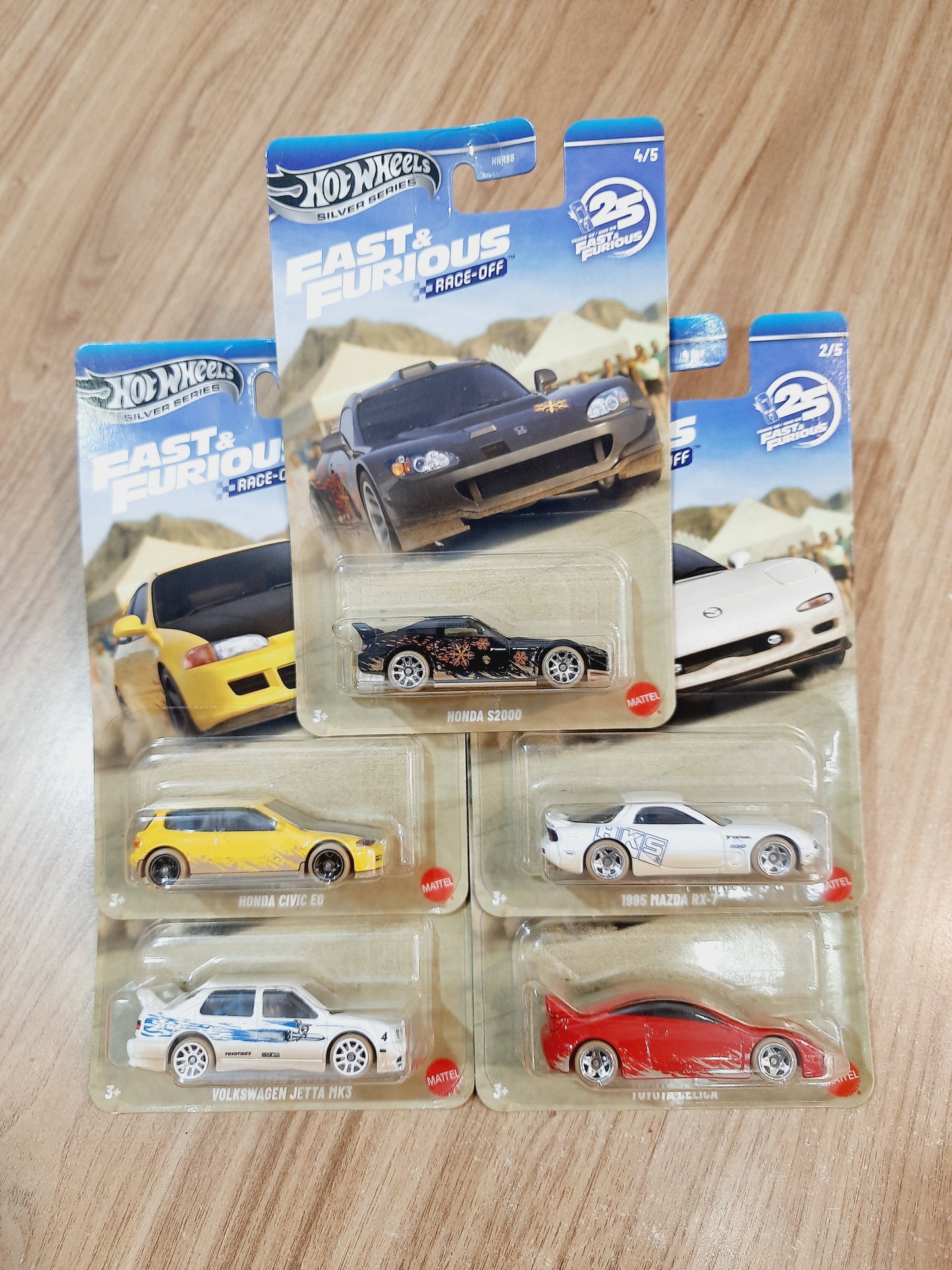 Hot Wheels Fast & Furious Race Off (Pack of 5) HNR88