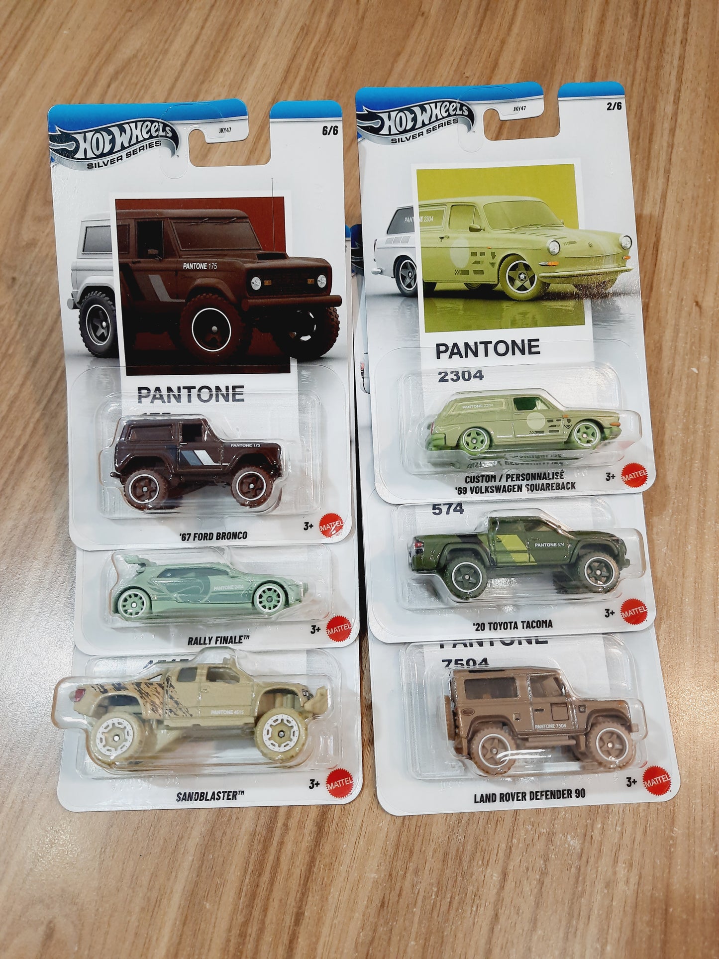 Hot Wheels Silver Series Pantone