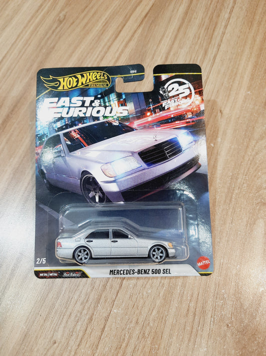 Imported Hot Wheels Premium Fast & Furious Mercedes Benz 500 Sel (HNW46)