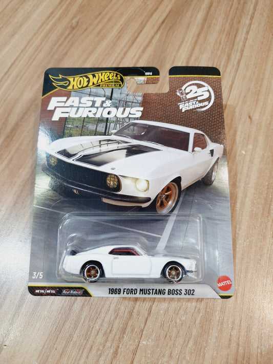 Imported Hot Wheels Premium Fast & Furious 1969 Ford Mustang Boss 302 (HNW46)