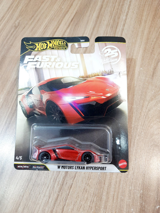 Imported Hot Wheels Premium Fast & Furious W Motors Lykan Hypersport (HNW46)