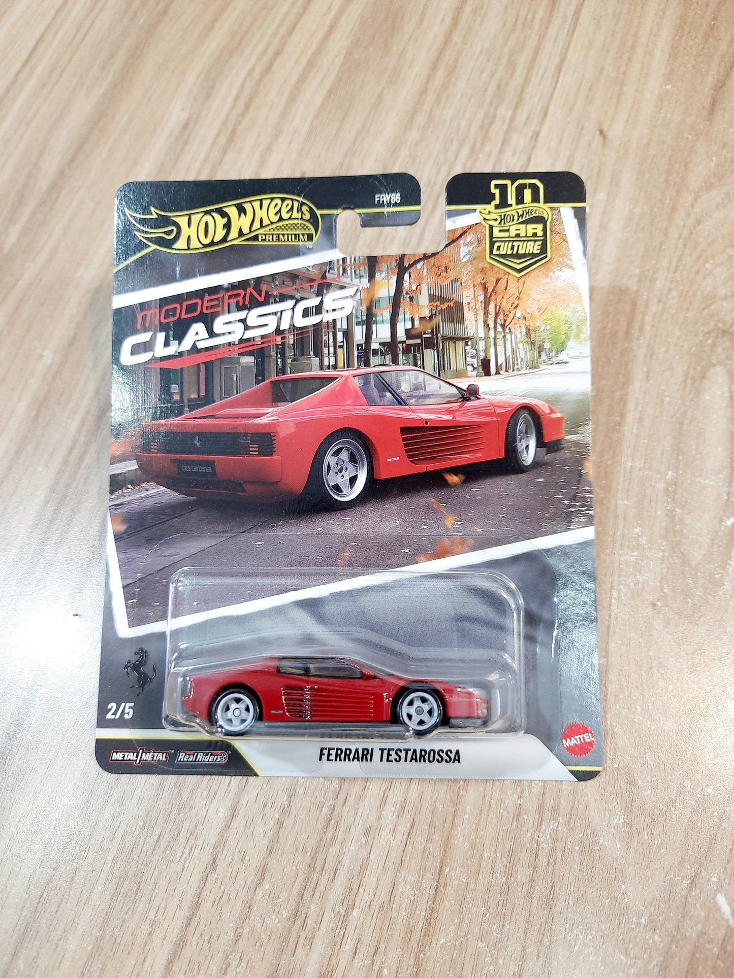 Imported Hot Wheels Premium Modern Classics Ferrari Testarossa (FPY86)