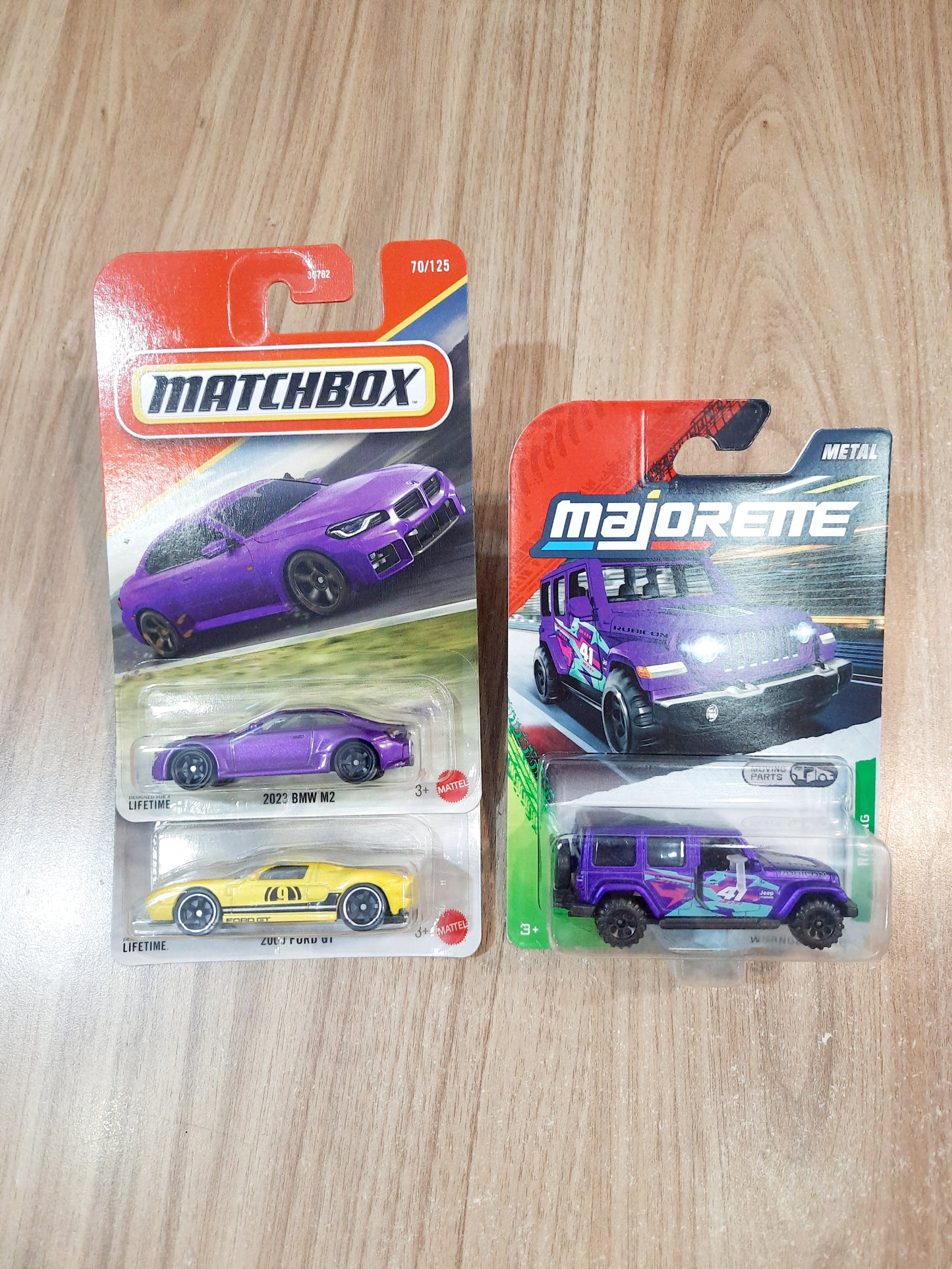 Matchbox 2023 BMW M2, 2005 Ford GT & Majorette Combo