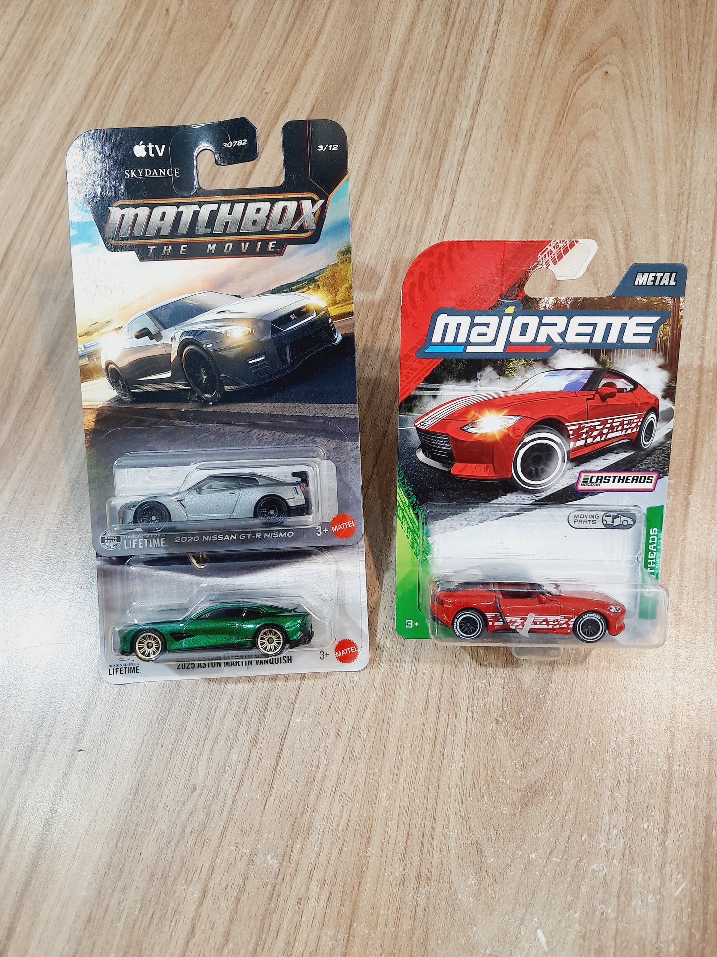 Matchbox 2020 Nissan GT R Nismo, 2025 Aston Martin Vanquish & Majorette Combo